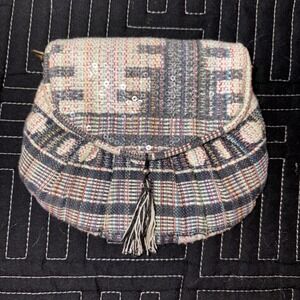 Missimo Supply Co‎ Women's Crossbody Bag Plaid Pattern With Sequins